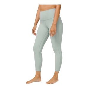 Lululemon Align High Rise Leggings Pant II 25" Hazy Jade Size 6 double lined
